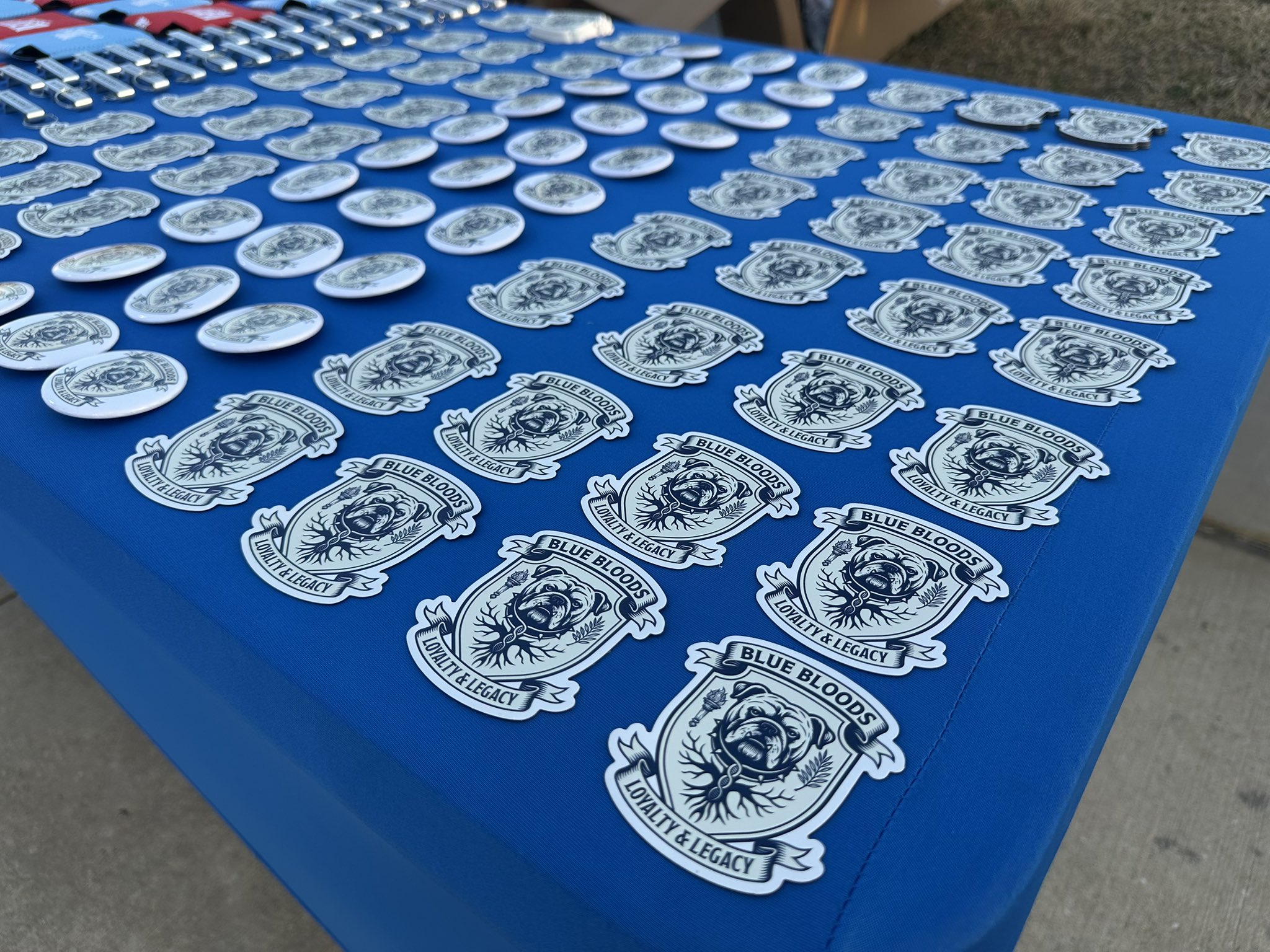 Blue Bloods reward and giveaway items